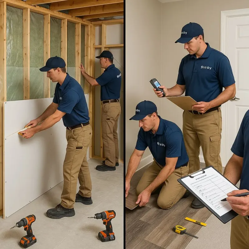 Repairs and Reconstruction process in Utica, SC
